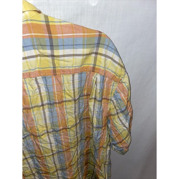 Tommy Bahama Men’s Camp Shirt Size XL Multicolor Striped Silk Island Cruise - Picture 10 of 12